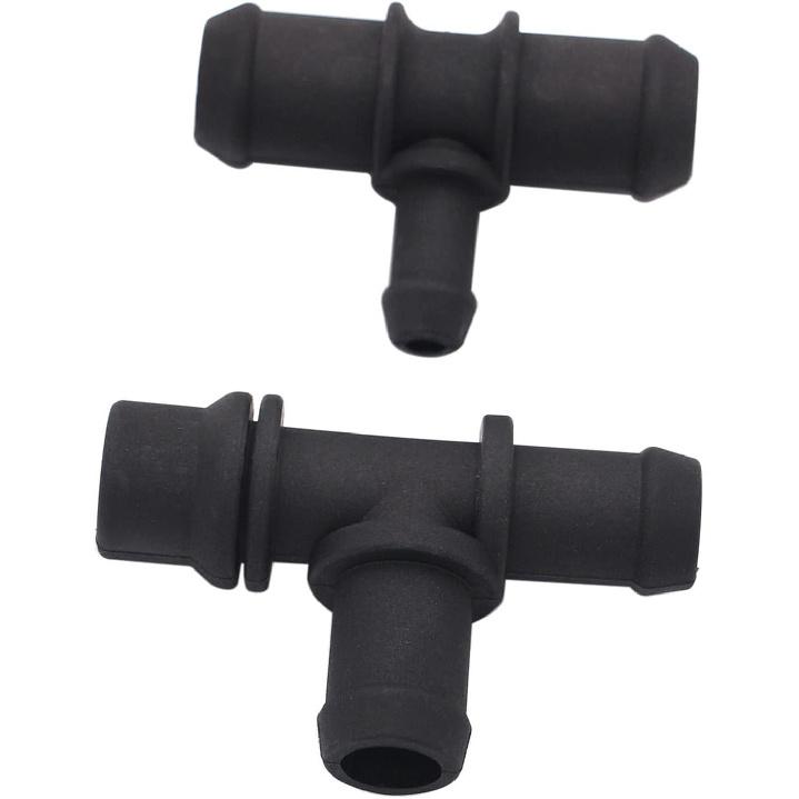 Hconcet 2PCS HVAC Heater Hose Tee Connector Fit Compatible with 2010-2013 Ford Transit Connect 2.0L 9T1Z18472C KH623 9T1Z-18472-C