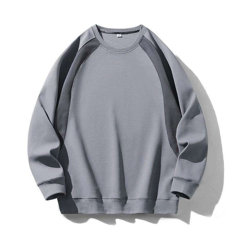 Mens Long Sleeve T Shirt Casual Trendy Round Neck Loose Fit Inner Top