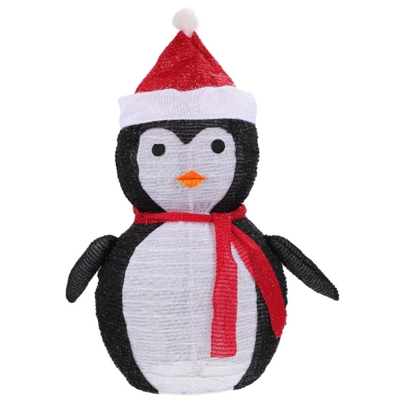Indoor Outdoors Garden Christmas Snowman Santa Penguin Lantern Ornament X3UC