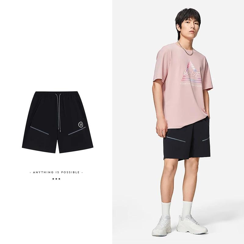 Li-Ning Way Of Wade Graphic Shorts 'Black' Men's AKSS801-1