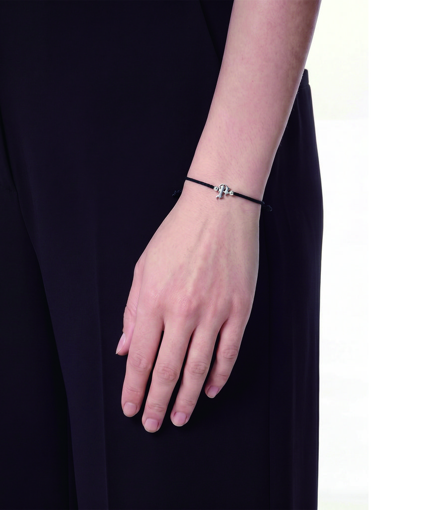 Indyarchive Initial Bracelet - Black