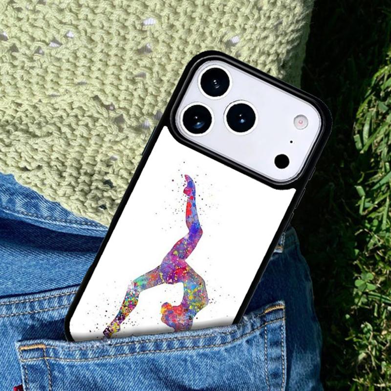 Love Gymnastics Phone Case For iPhone 17 AIR 16 Pro Max 15 14 Pro 11 12 13 Shockproof Silicone Cover