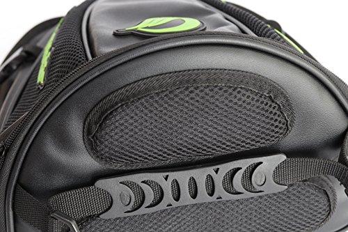 Sutekus Motorcycle Seat Cowl-Shaped Pouch Seat Bag (Black)