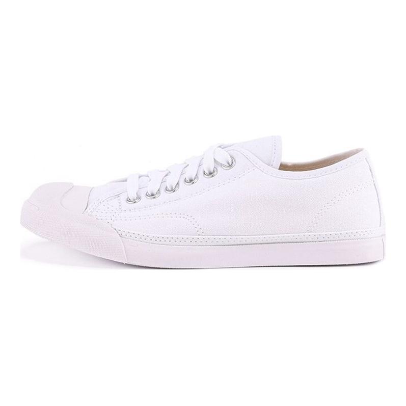 Converse Jack Purcell Comfortable Minimalist Low-Top Canvas Shoes Women Sneakers White 570482C