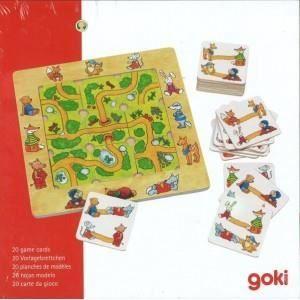 Brettspiel - GOKI - GK-56944 - Logikspiel aus Holz - 1 Spieler oder mehr - Ab 4 Jahren