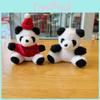 Chaveiro de Pelúcia de Panda de Natal Mais Fofo Para Presente de Feriado