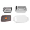 Electric Lunch Box Food Heater USB Rechargeable Food Storage Warmer Container 1000ML Stainless Steel 7 Heating Levels 14000mAh Battery