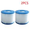 2-10PCS Type VI Hot Tub Filter Soft Rubber Ends Spa Filter Cartridge Reusable Pool Filter Replacement for Above Ground Pools