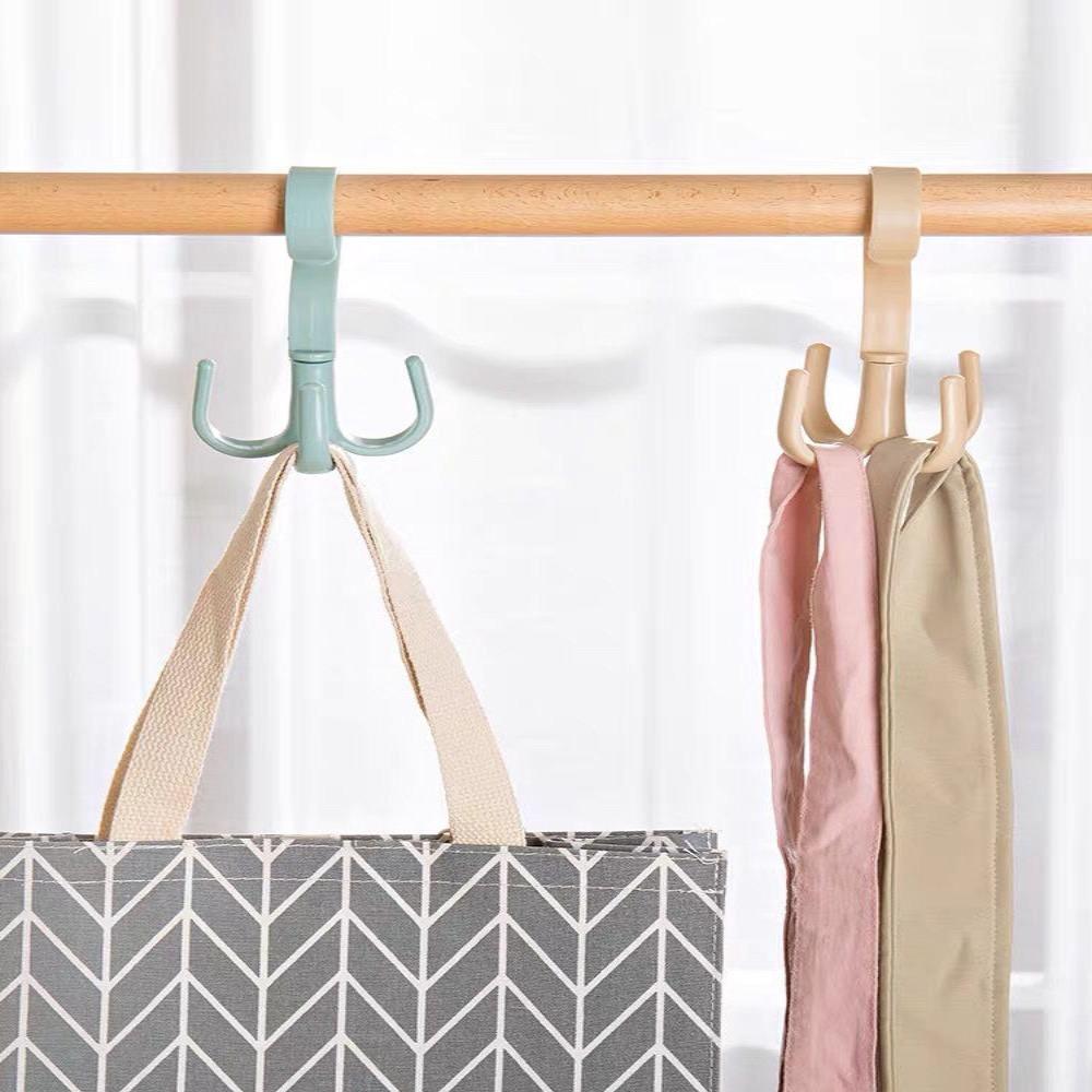 Clothing Storage Rotated for Shoes Belt Scarf Clothes Hanger Hanger Hooks Bag Rack Hanging Rack