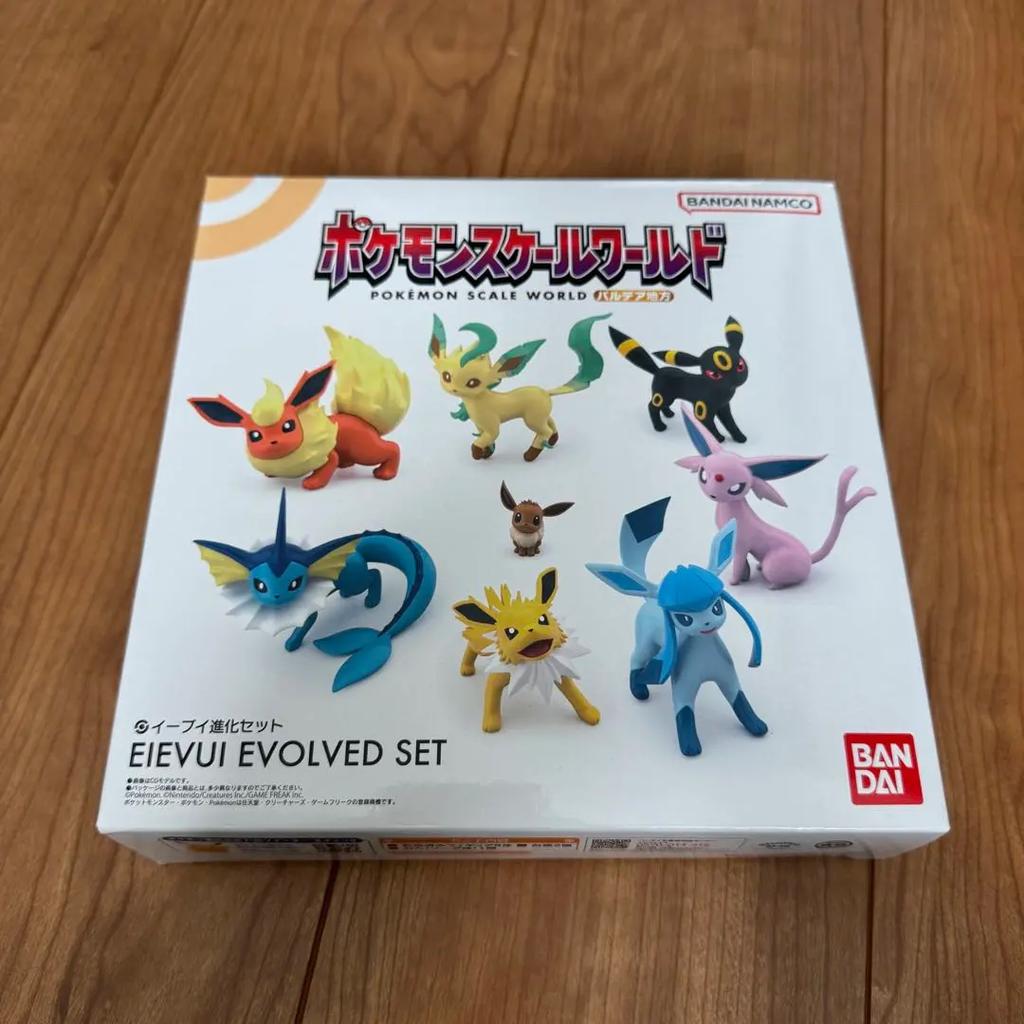 Pokemon Scale World Eevee Evolution Set Paldea Region Bandai Limited JAPAN