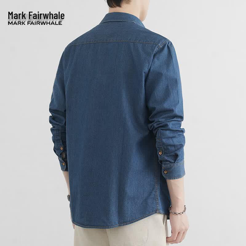 Mark Fairwhale Men's Loose Fit Casual Shirt