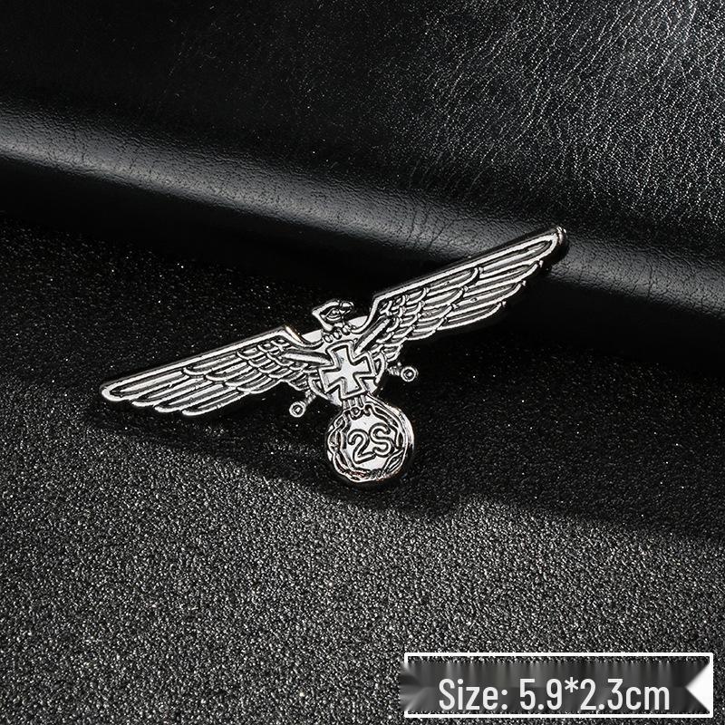 Vintage Personality Brooches: Trendy Metal Lapel Pins & British Fashion Medals