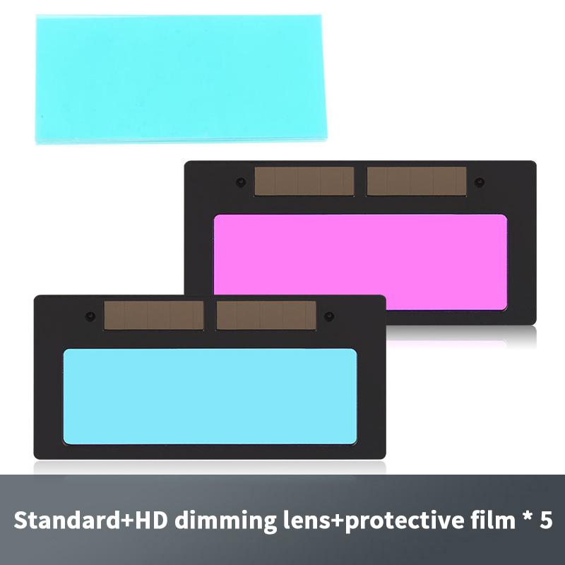 Solar Auto-Abdunkelnde Schweißlinse Schweißbrille Solarbetriebene Schweißhelm-Schutzbrille Schweißhelm Maske Zubehör