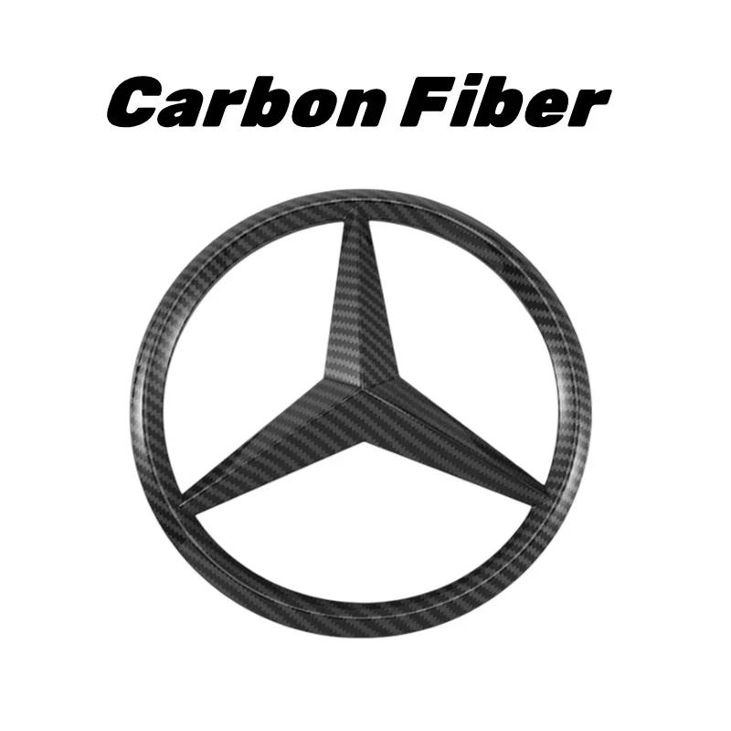 WVQ5 18.8cm Emblem for Mercedes Benz W205 W210 W204 W211 W212 W213 C E Class GLA GLK GLC GLE Car Front Grille Cover Badge Accessories