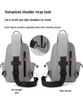 Men's Trendy Large-Capacity Lightweight Korean Style Multifunctional Crossbody Chest Bag