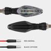 Universal Motorcycle Turn Signal Light 12V LED Indicator Lamp Front Rear Dual Use Blinker for Street Bike Off-Road Scooter