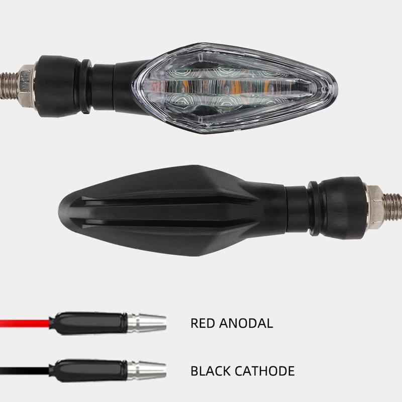 Universal Motorcycle Turn Signal Light 12V LED Indicator Lamp Front Rear Dual Use Blinker for Street Bike Off-Road Scooter