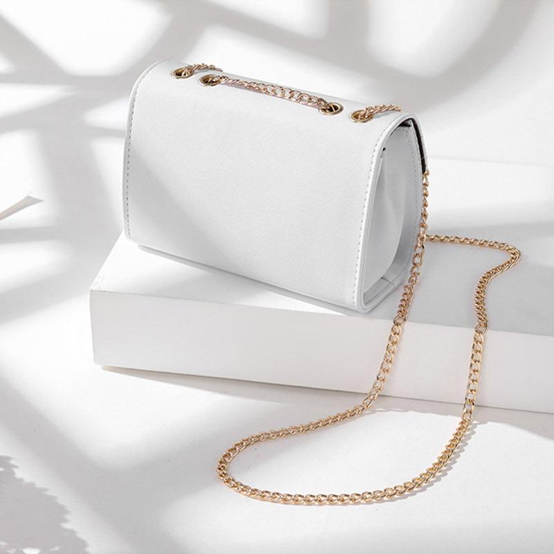 Bag New Women's Bag Autumn and Winter Messenger Bag High-end Trendy Niche Design Leather Chain Small Square Bag