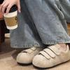 Ugly cute Velcro bread shoes 2025 early autumn new retro platform niche design versatile casual sports shoes