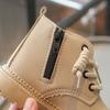Handsome Chunky-sole Boys Girls Boots Fall British Style Non-Slip Riding Boots for Children  Ankle Boot Shoes Kids