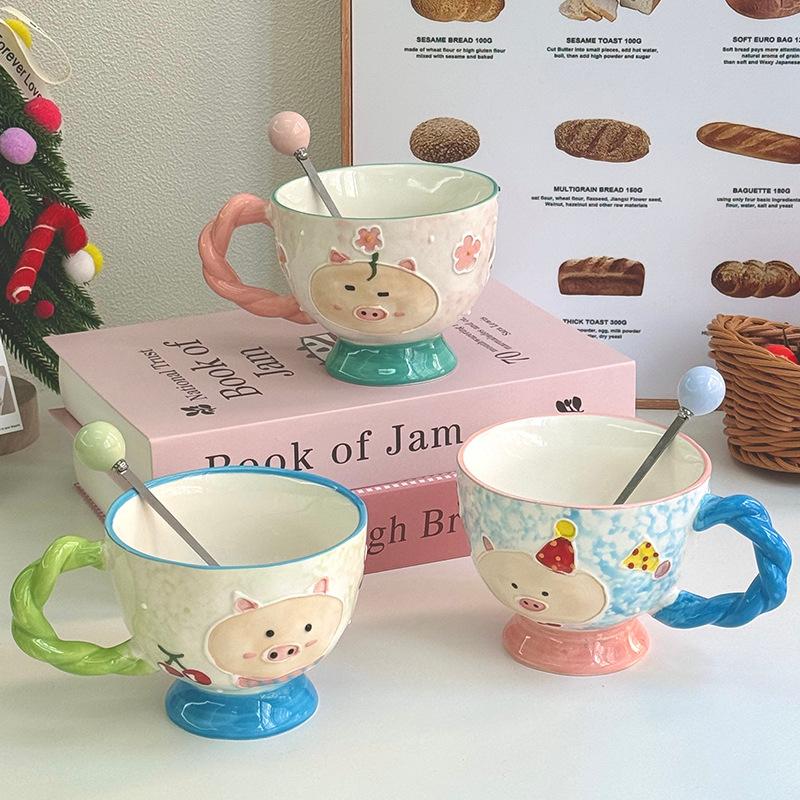 Urodzinowy prezent na ukończenie szkoły kubek ceramiczny ręcznie malowany podszkliwnie dla dziewczyny i chłopaka praktyczny upominek pamiątkowy pudełko prezentowe