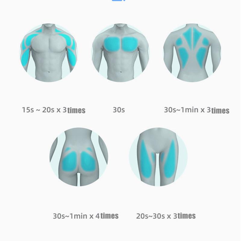 Fascial Gun Muscle Massaging Relax Recovery Soreness Pain 99 Gears Fascia Gun Relief Slimming Shaping Massager 4 Heads Gym Aiding