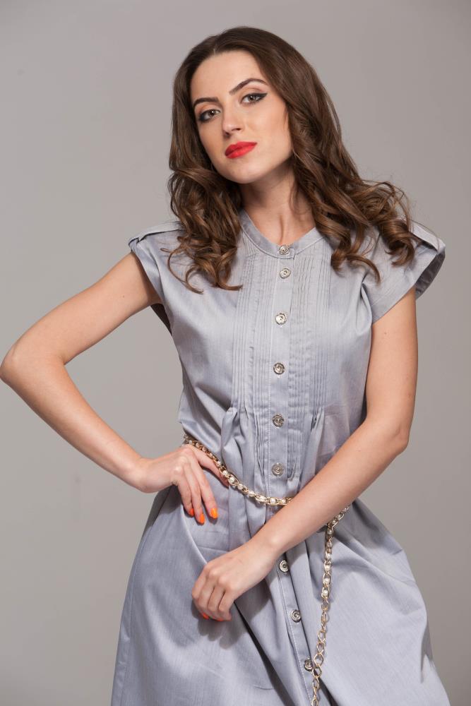 Robe chemise longue