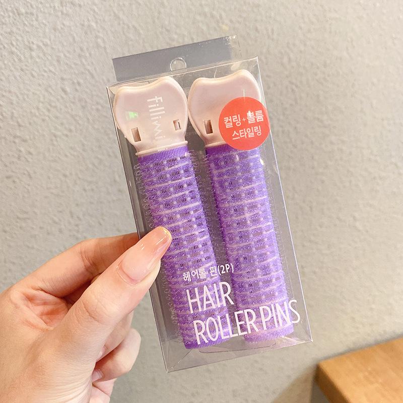 Air Bangs Curling Iron & Hair Root Clip for Fluffy Volume & No-Trace Shaping