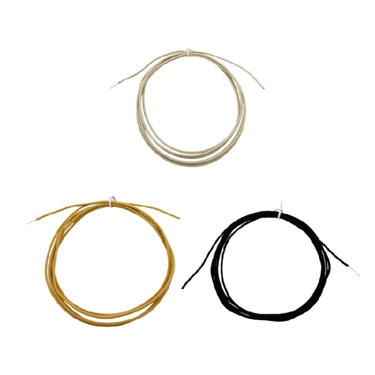 Universal Guitar Pickup Cord Copper Conductors Flexible Cotton Jacket For Live Performances Recording