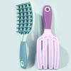 Wet and Dry Hair Washing Brush Long Handle Shampoo Brush Silicone Scalp Massage Comb Body Scrubber for Man and Woman