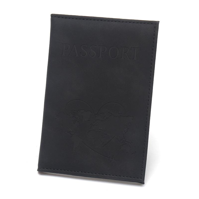 New Travel Passport Covers Women Men Passport Cover Passport Holder ID Card Holder Flight Ticket Clip Travel Accessories