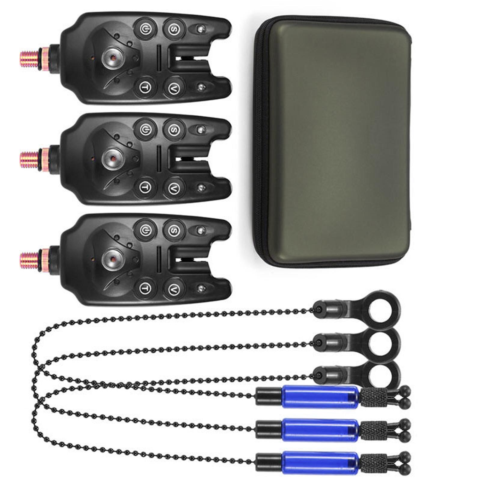 

Сигнализаторы поклевки и сигнализаторы цепи, комплект, светодиодный индикатор, сигнализаторы поклевки с застежкой-молнией синий