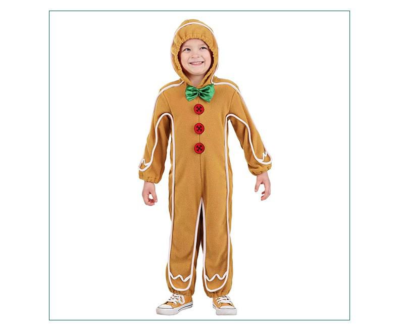 Kinder Skelett Ritter & Lebkuchenmann Cosplay Onesie