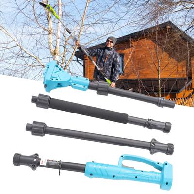 Pértiga de Extensión para Tijeras de Podar 4 Secciones Mango Antideslizante Poste de Extensión para Podadora Eléctrica Rotación de Cabezal 180° para Tareas de Poda