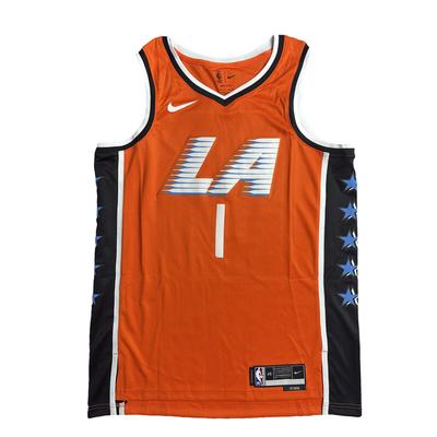 NBA Los Angeles Clippers Harden Maillot de Basket-ball Col V Peau Douce Unisexe HM5984-820