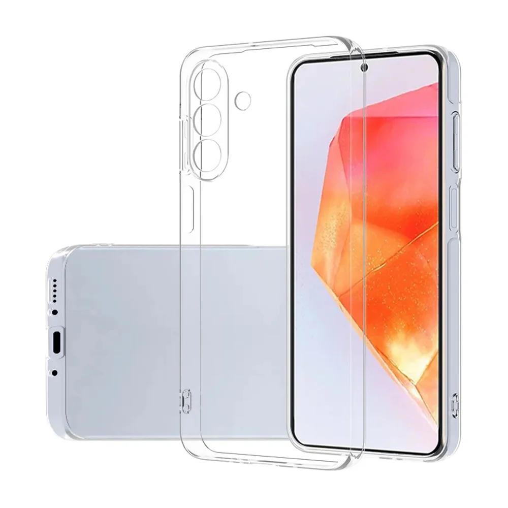 Luxury Ultra-Thin Clear Back Cover For Samsung Galaxy A55 A35 A25 A15 A54 A34 A24 A14 5G Silicone Transparent Soft Case