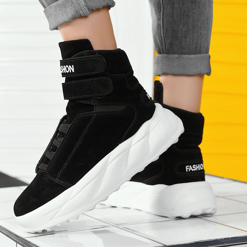 Fashion Boots For Men Platform High Top Sneakers Shoes Men Comfortable Sport Walking Shoes Male High Quality Vulcanized Boots