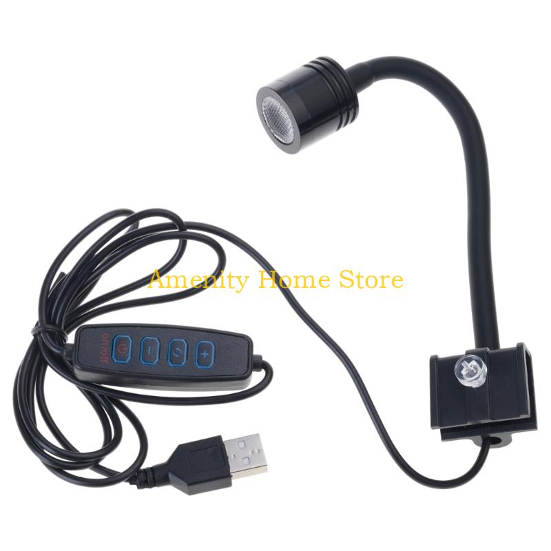 

F26C Modifiable Concentration Marinepark LED Clip Light USB Propelled 360 Turn Tiny Fish Cistern Lamp With Safe Impermeable Plan