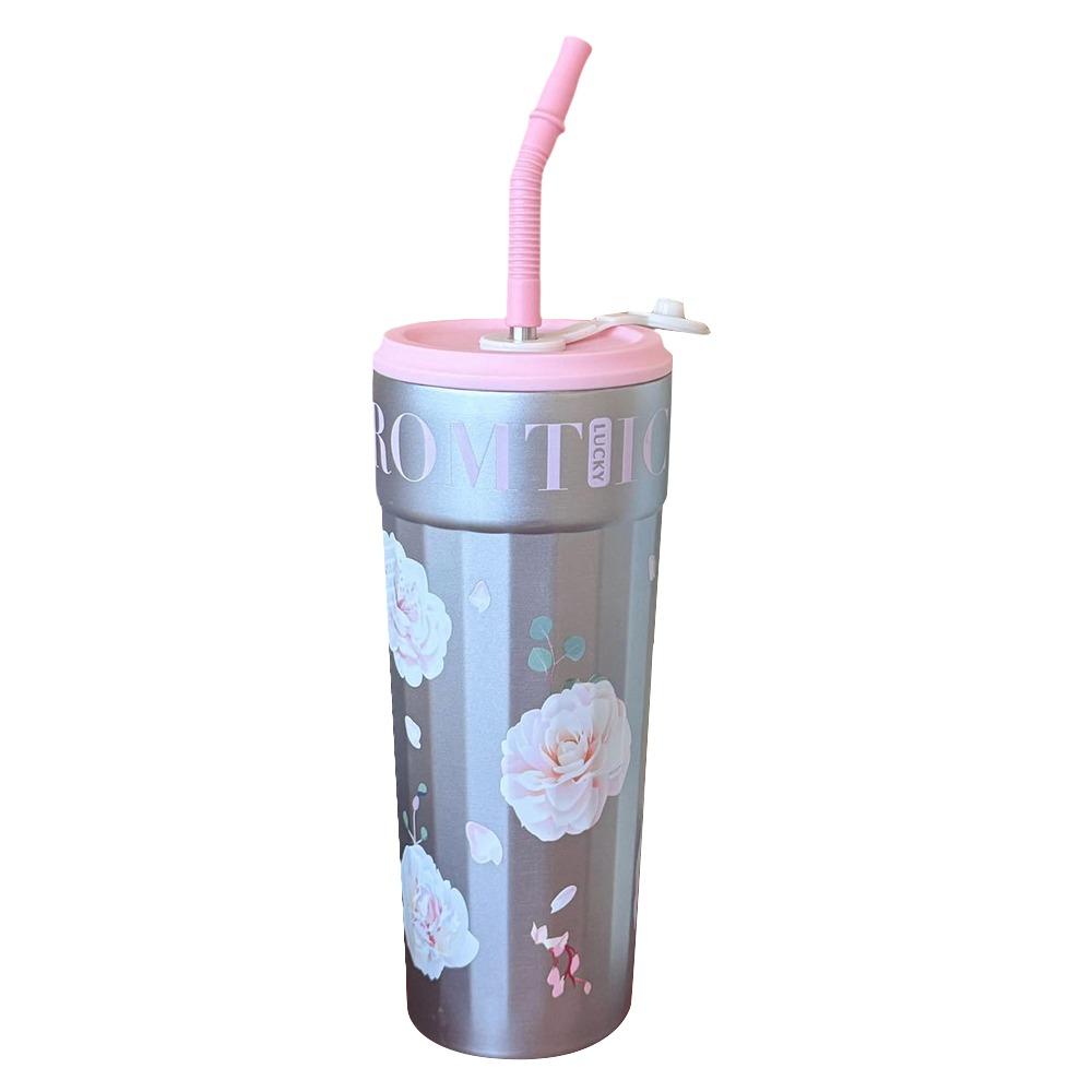 

Insulation Or Cooling Thermal Mug Large Capacity Insulated Cup Durable Coffee Cup Travel Silver