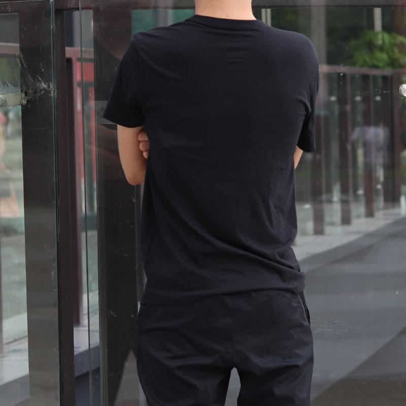 Nike Air Swoosh Max Cotton Breathable Fashion Versatile Short Sleeve T-Shirt Men Tops Black 911955-010