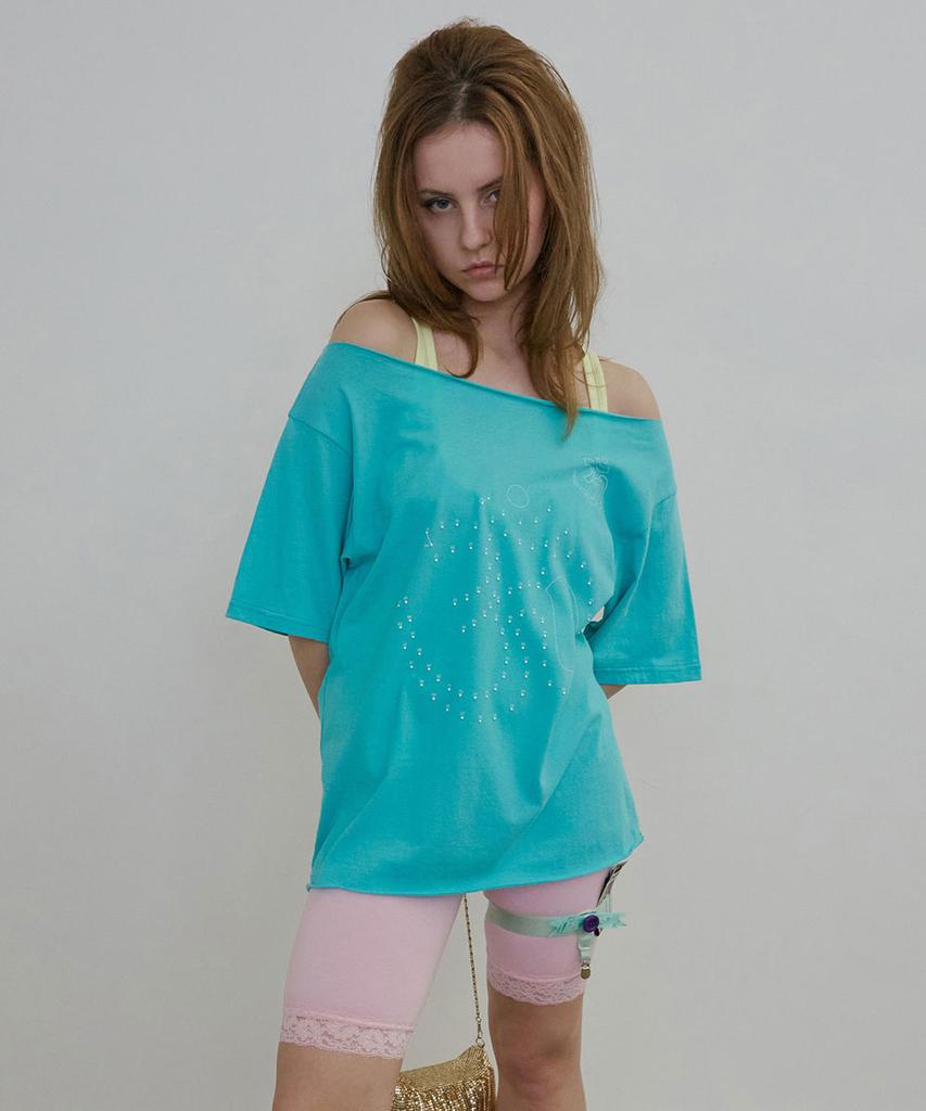 SCULPTOR Point To Om Tee Mint