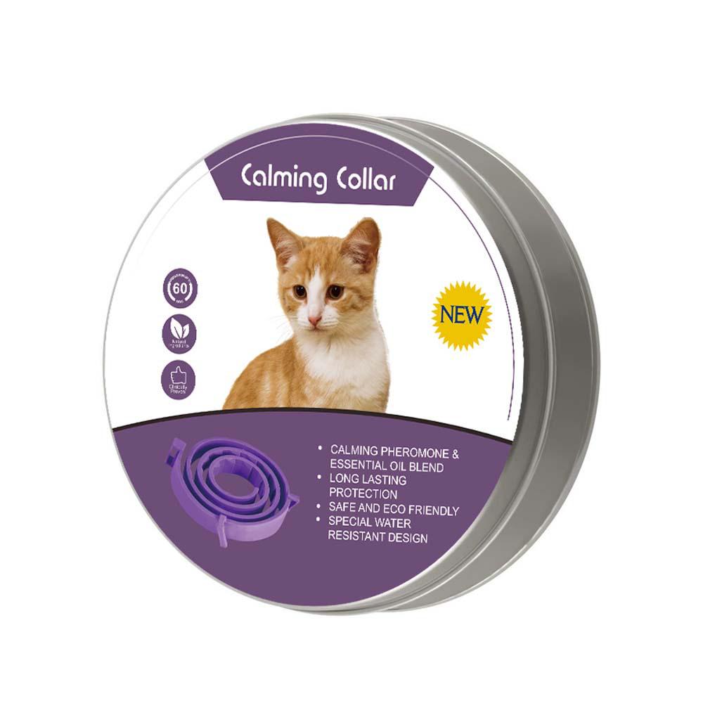 Pet Anti-Stress Pheromone Calming Collar for Cats and Dogs
