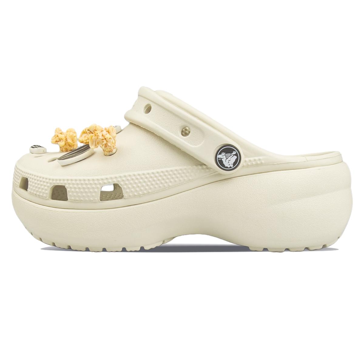 

Crocs Классические тихие клоги EVA Повседневные удобные туфли с отверстиями Женские Молочно-белые 36-37 экрю