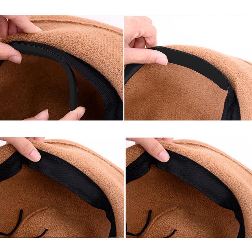 10 pcs Hat adjuster bands Adhesive Hat Sizing Pads For Fit Adjuster Inserts For Fisherman's Hats Baseball Caps Hat Size Adjuster