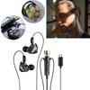 Earphones Ear In Noise Canceling Dynamic Hd Mic Recording Singing Wired C Type