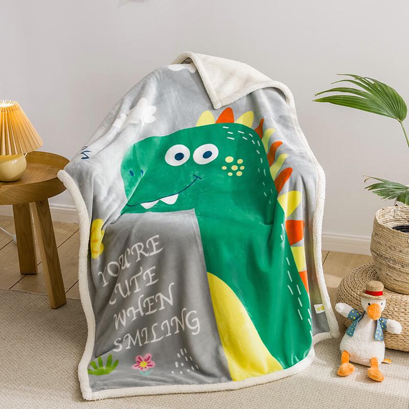 

Baizi en Cartoon Kids Double Layer Lamb Fleece Flannel Blanket