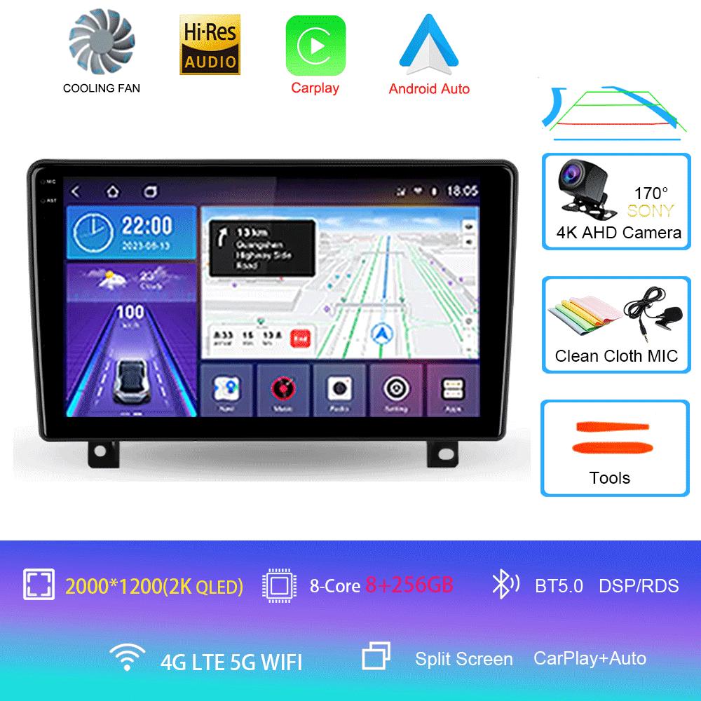 Car Radio Android 14 Carplay Auto For Opel Astra H 2006 2007 2008 - 2014 GPS Navigation Video Player 2 Din Stereo DVD Multimedia
