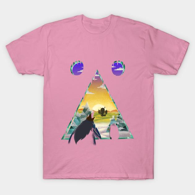 T Shirt Women Ice Kingdom Sunset Harajuku Print Kawaii Tshirt Summer Short Sleeve Female T-Shirt Top Tee