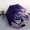 1pc Floral Patterns Automatic Open/close Folding Compact Umbrella, 8-Rib Sturdy Canopy, Lightweight Portable, Everyday Use, Gift, Outdoor Umbrella, Tr