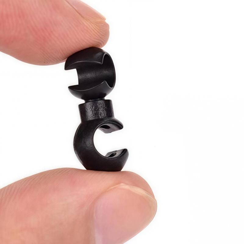 20pcs S Style Brake Cable Clips for Bicycle MTB Rotatable Line Hose Guide Line Hook Pipe Buckles For Cycling Accessories